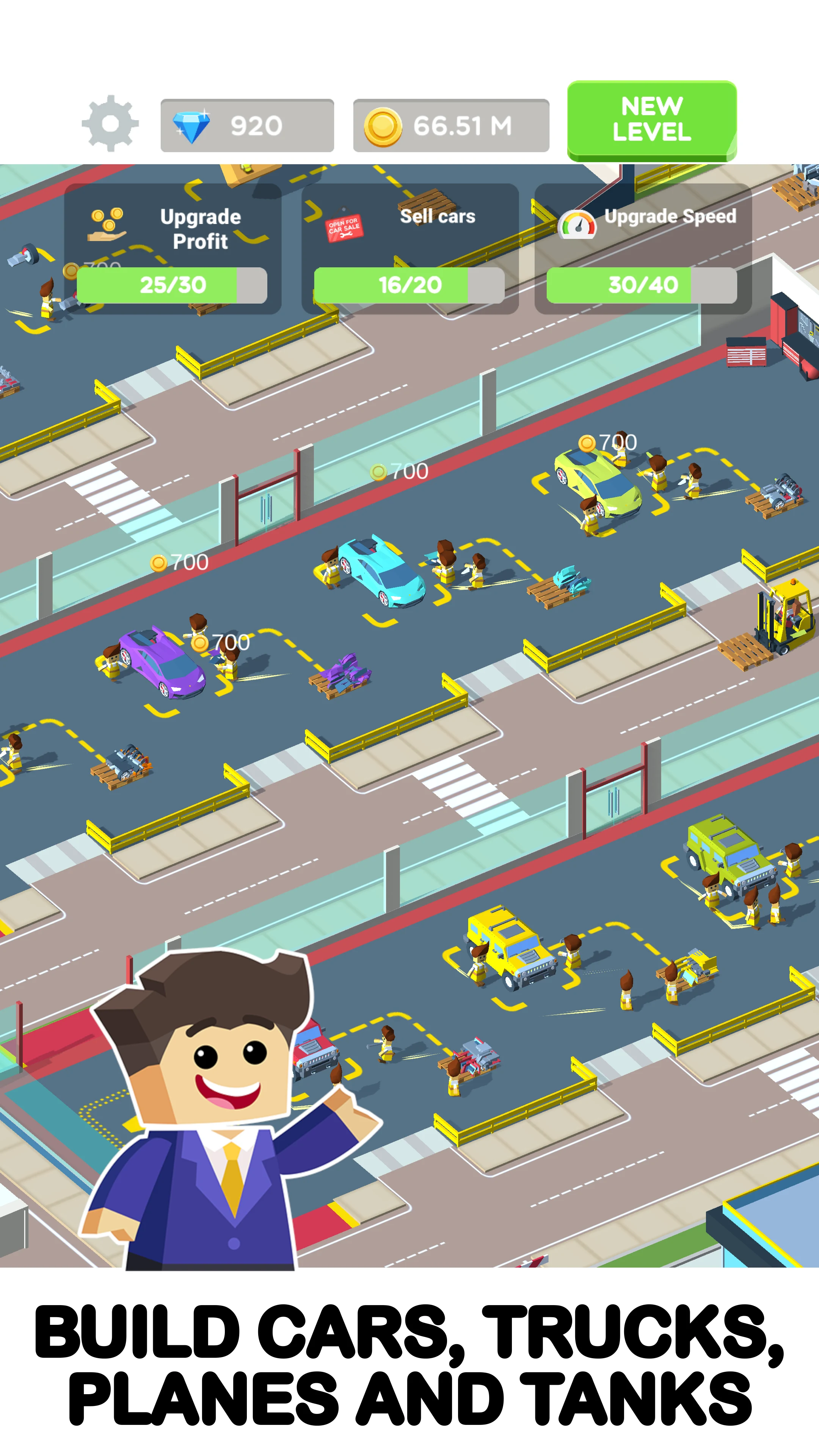 Car Factory Manager: Idle Game screenshot
