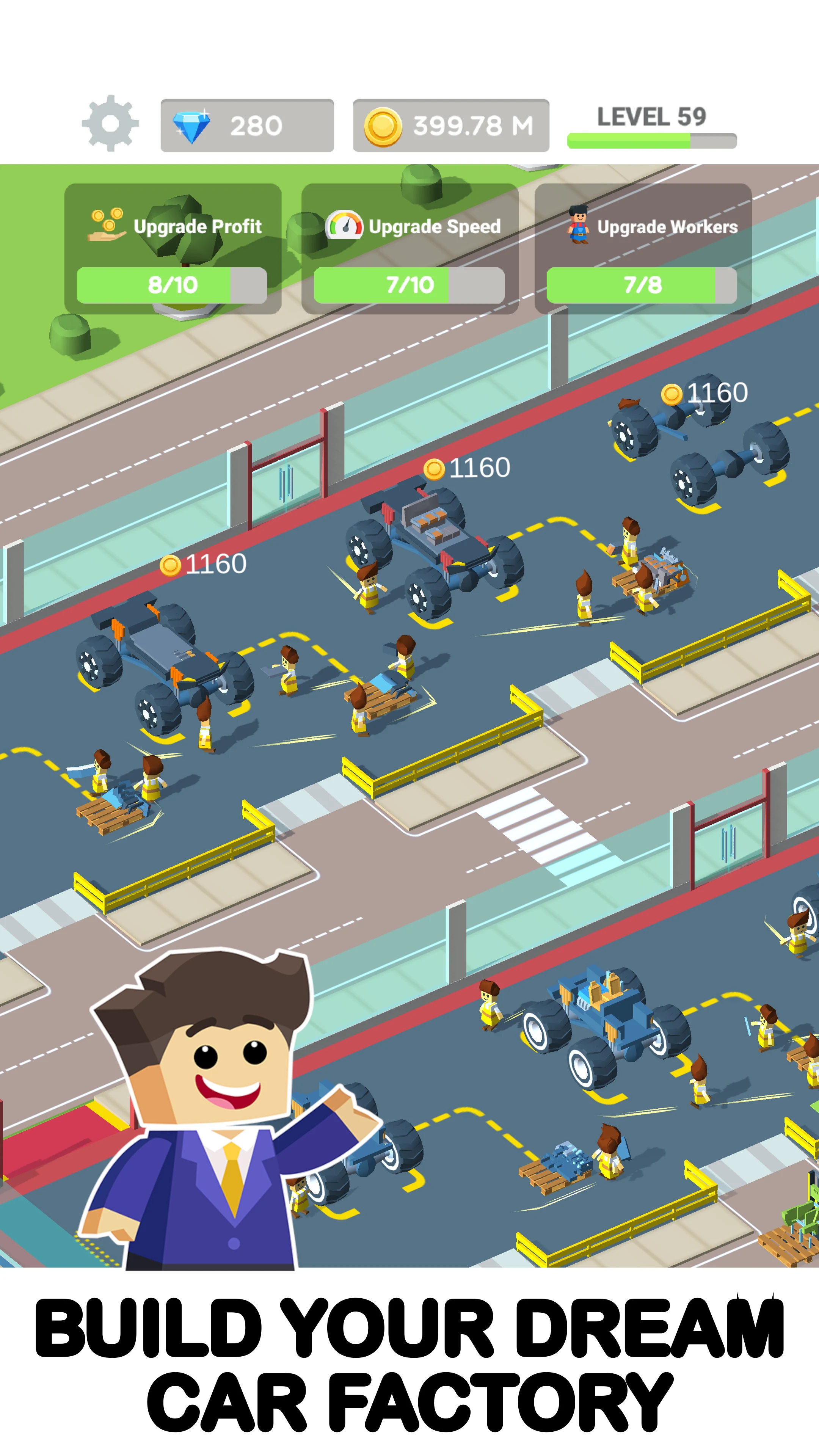 Car Factory Manager: Idle Game screenshot