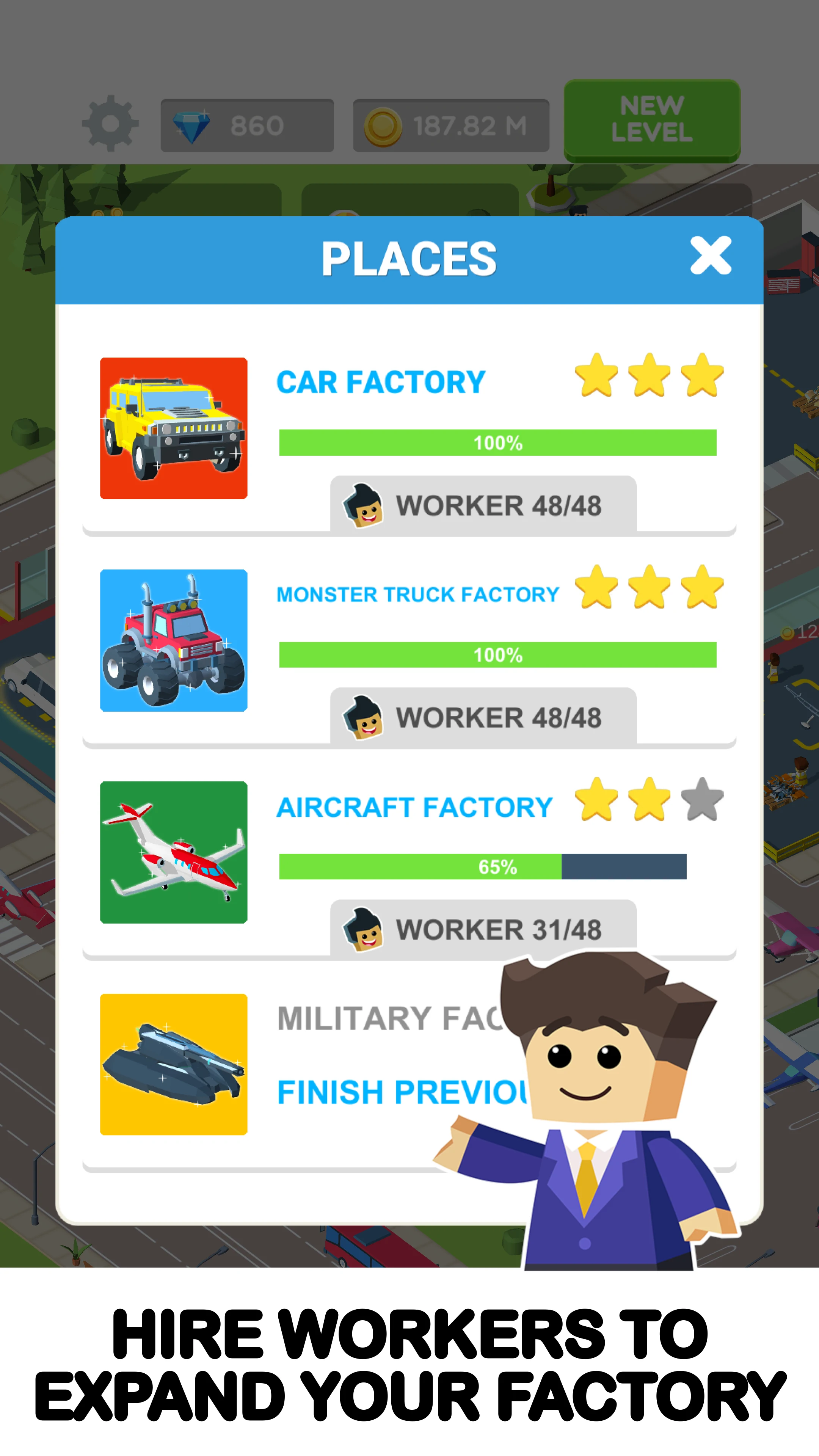 Car Factory Manager: Idle Game screenshot